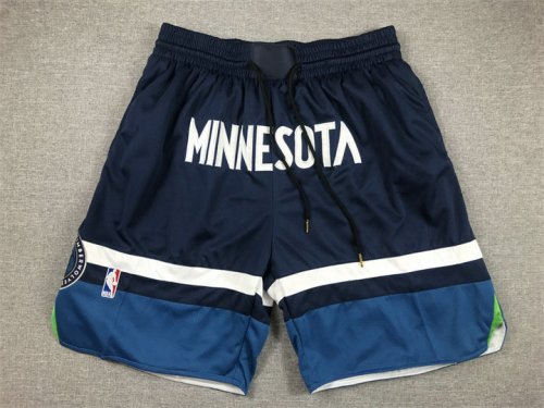 NBA Minnesota Timberwolves just don shorts bleu